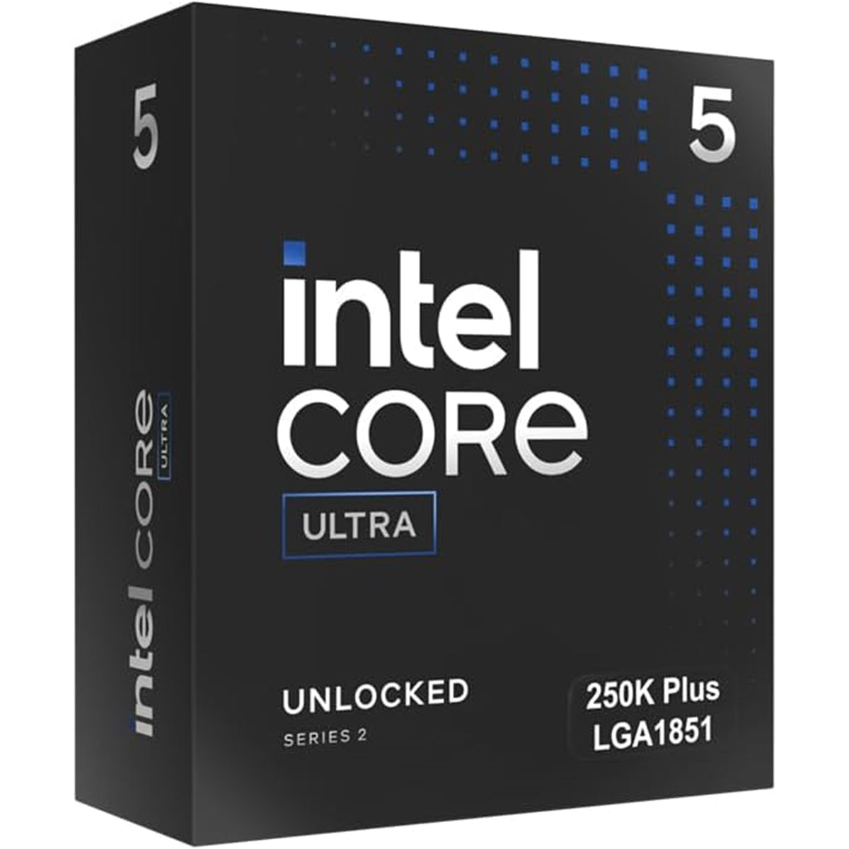 Intel Core Ultra 5 processor 250K Plus, 18 Cores, 18 Threads, 3.3GHz up to 5.3GHz, LGA 1851 Socket ,30MB Cache, 125W, Maximum Turbo Power 159W, Intel Graphics, No Cooler
