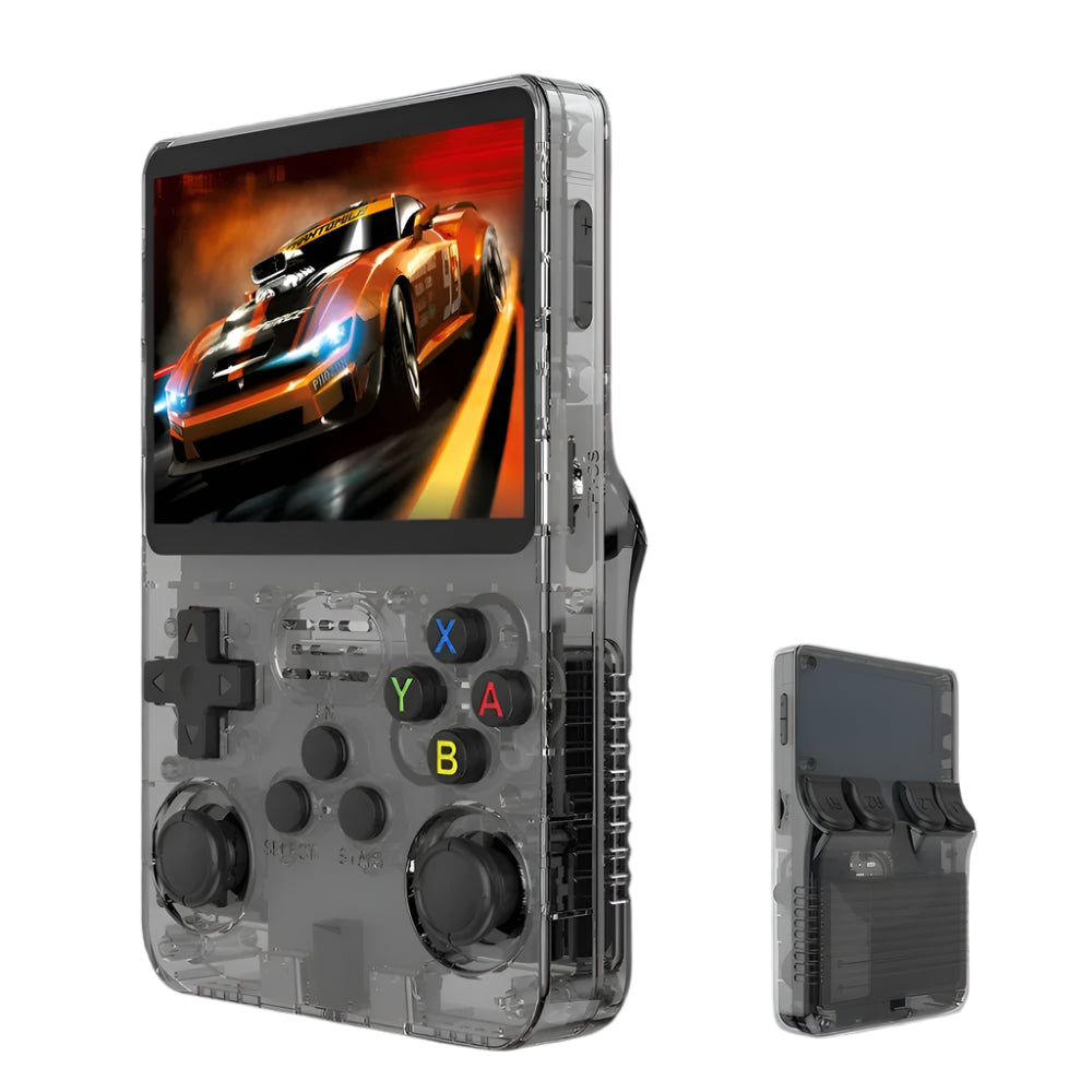 R36S Handheld Video Game Console with 15000 Retro Games Installed - Console - Lazymart - Lazymart - Black 64GB - 49407994036571