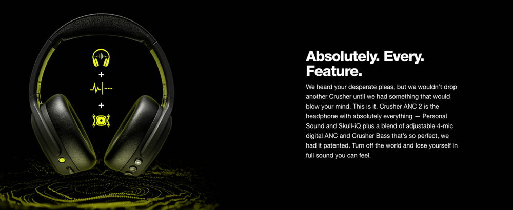Skullcandy Crusher ANC 2 Wireless Headphones