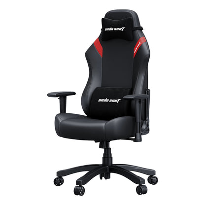 Anda Seat Luna Gaming Chair 120 kg Premium Leather Black Red