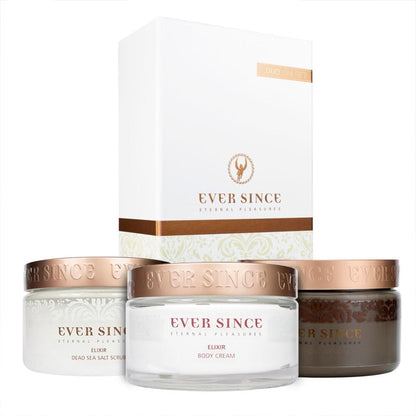 Ever Since Spa Trio Gift Set: Pure Dead Sea Mud Mask, Salt Scrub & Body Cream