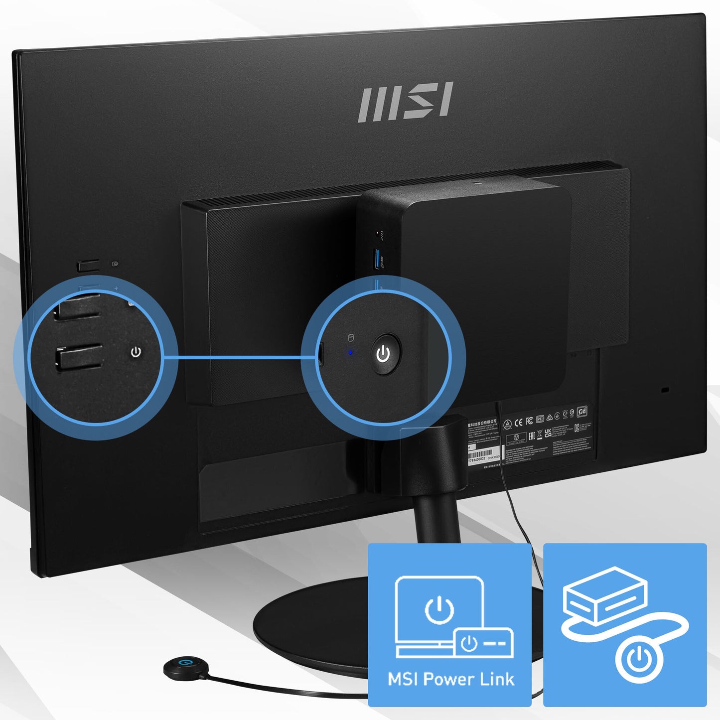 MSI Cubi NUC 1M Barebone - Intel Core 5 14th Gen, Intel Graphics, DDR5, WiFi 6E