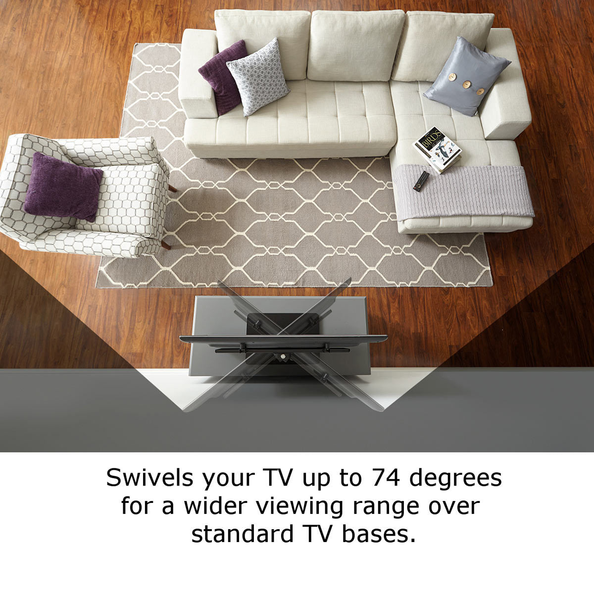 Sanus 32- 60 Inch Swivel TV Base Mount