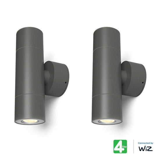 4lite Outdoor Up Down Light Fixture, Pack of 2