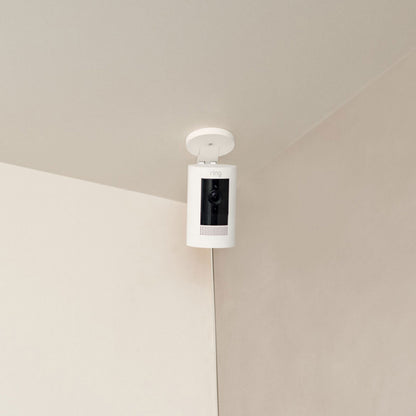 Ring Battery Stick Up Camera in White - 2 Pack