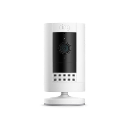 Ring Battery Stick Up Camera in White - 2 Pack
