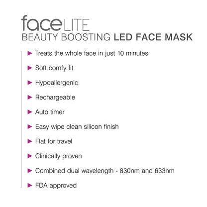 Rio faceLite Beauty Boosting LED Face Mask