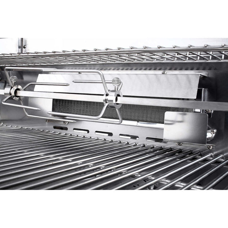 Nexgrill 7 Burner Stainless Steel Gas Barbecue, Side Burner, Rotisserie, & Cover