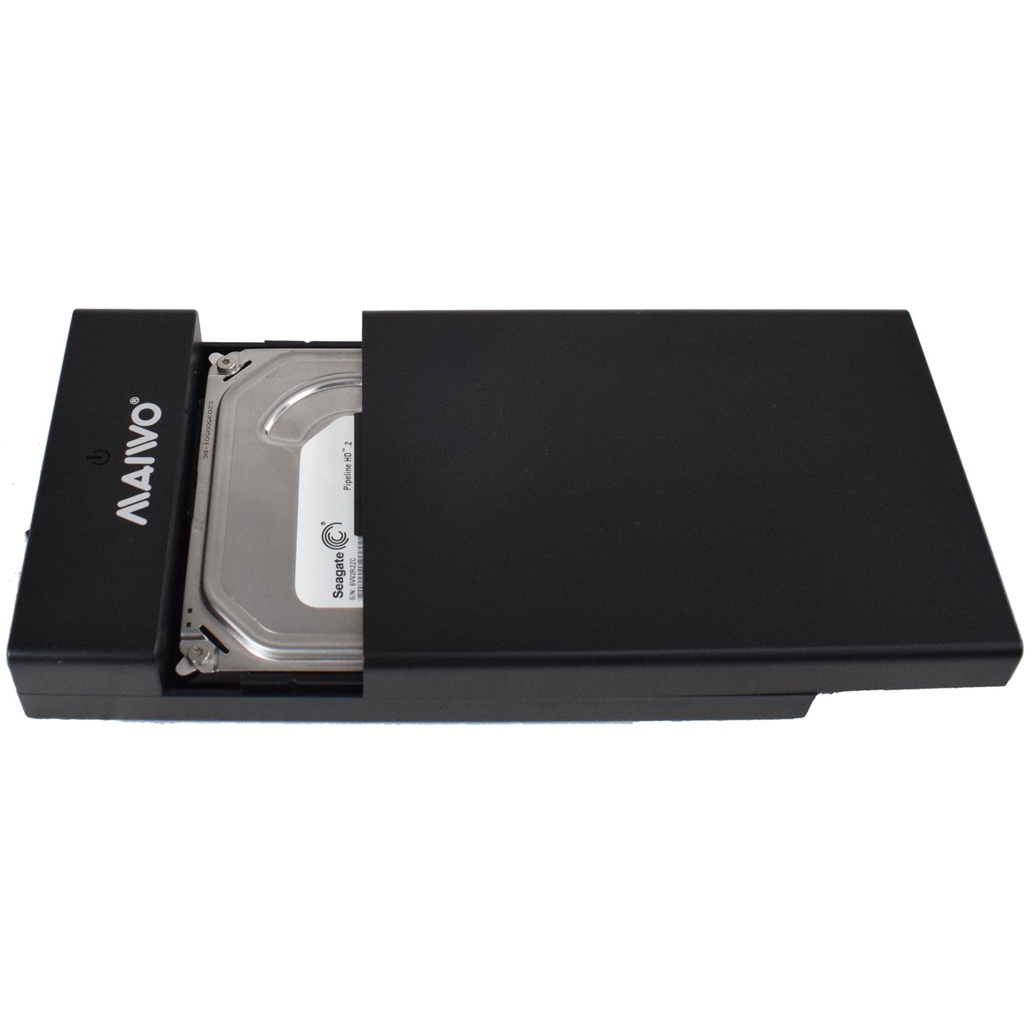 Maiwo USB 3.0 3.5 Inch External Hard Drive Enclosure with Power Adapter