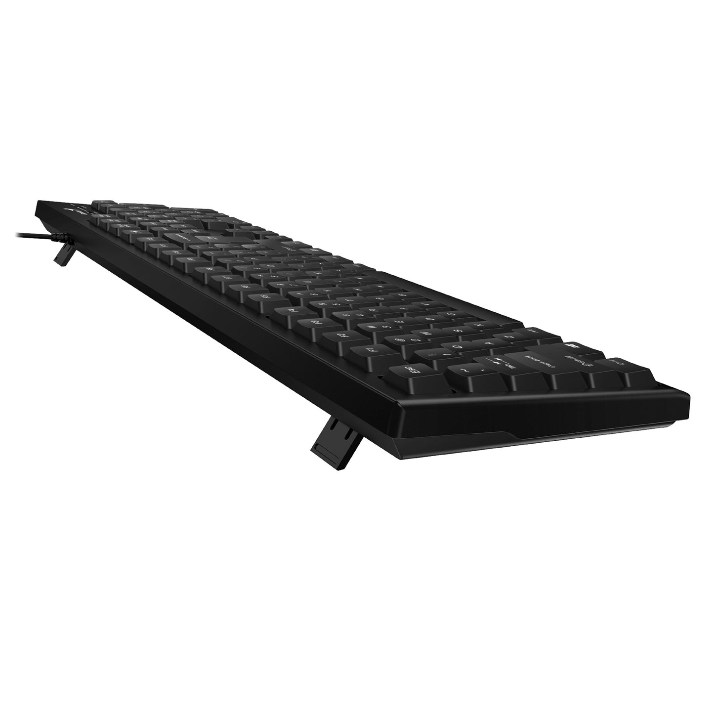 Genius KB-100 Wired Smart Keyboard, USB Full Size UK Layout, Black