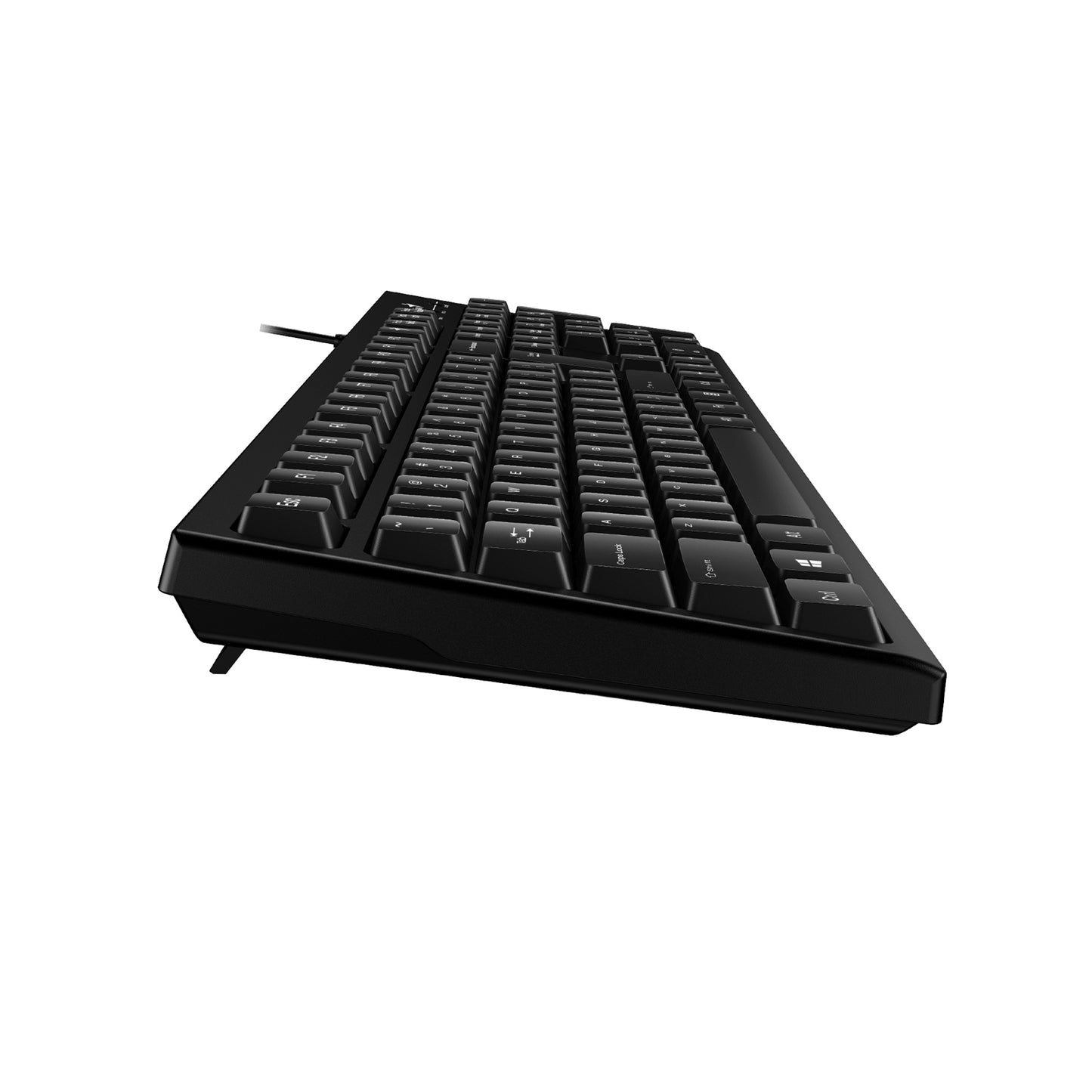 Genius KB-100 Wired Smart Keyboard, USB Full Size UK Layout, Black