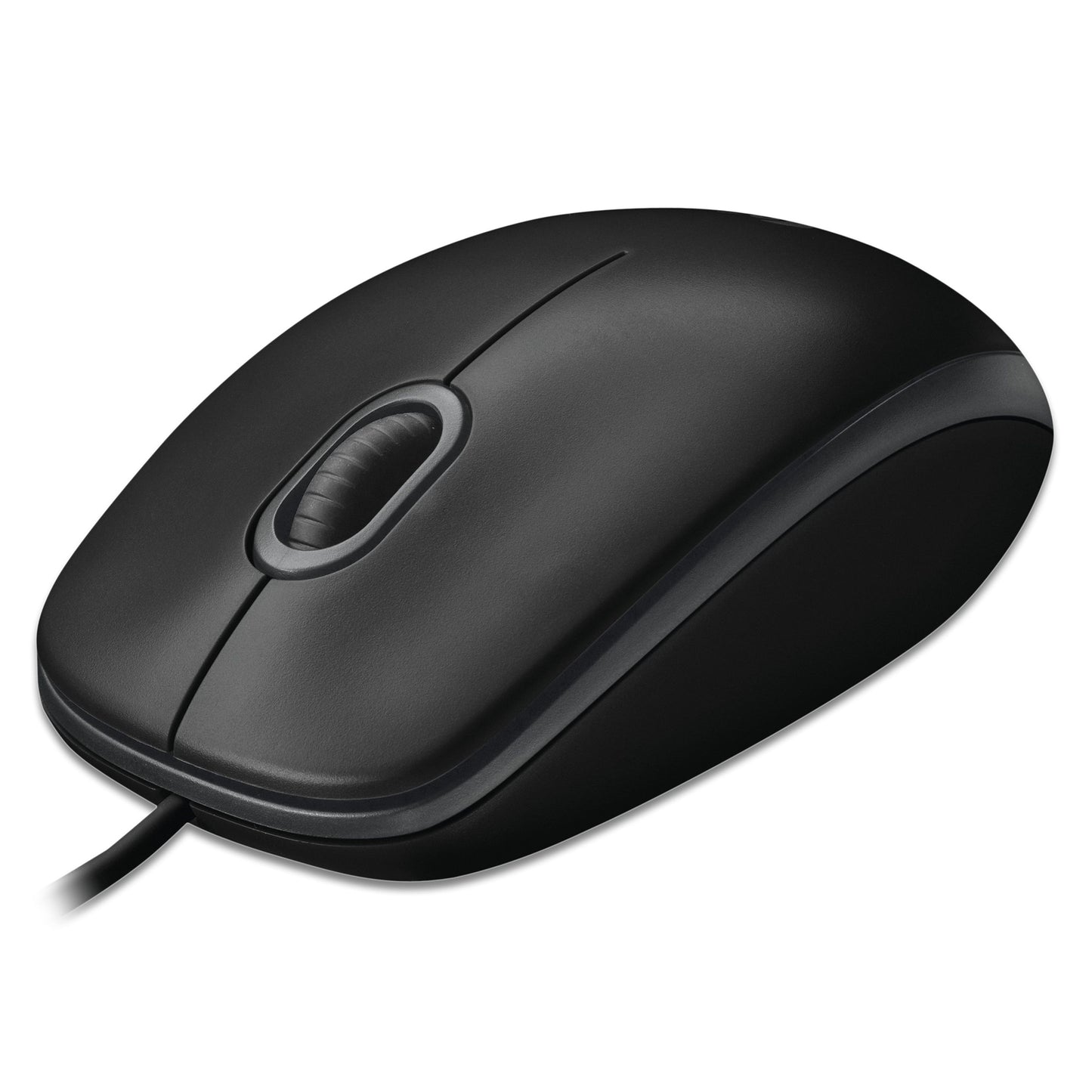 Logitech B100 Wired USB Mouse, 3-Buttons, 1000dpi and Optical Tracking, Black
