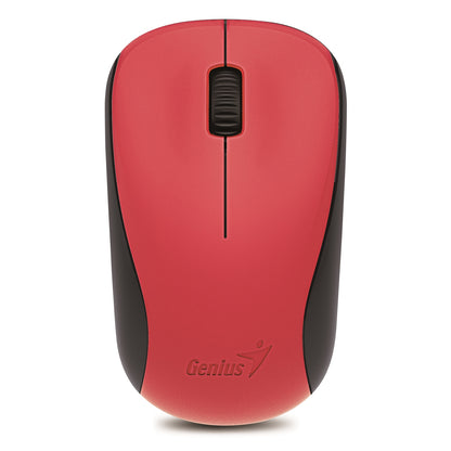Genius NX-7000 Wireless Mouse, 2.4 GHz with USB Pico Receiver, 1200 DPI, Red
