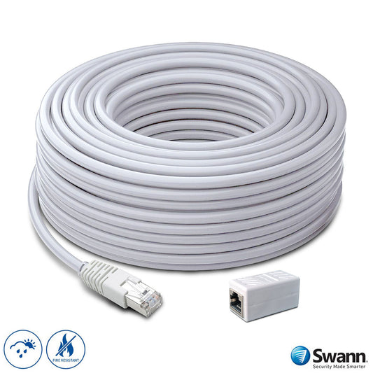 Swann Network Extension Cable 30m (100ft), SWNHD-30MCAT5E-GL