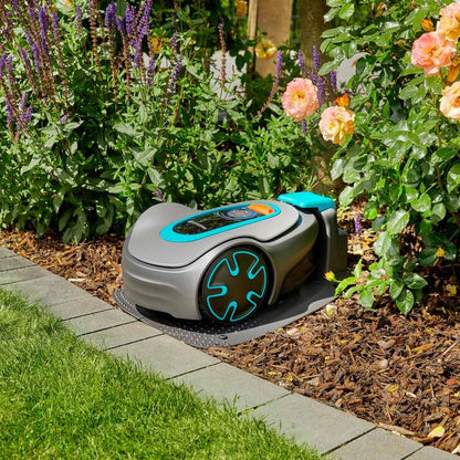 Gardena Sileno Minimo Smart Robotic Lawn Mower + Charging Station