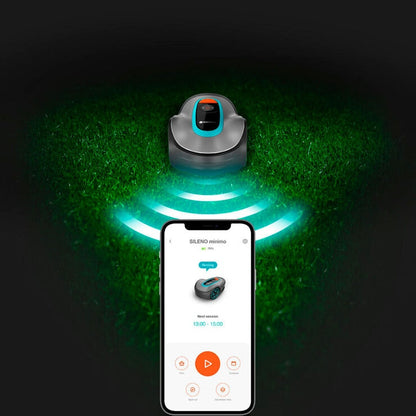 Gardena Sileno Minimo Smart Robotic Lawn Mower + Charging Station