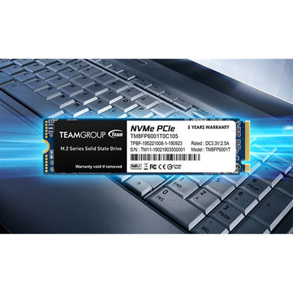 Team MP33 512GB NVMe SSD, M.2, PCIe Gen3, 2280, Read 1600MB/s, Write 1000MB/s