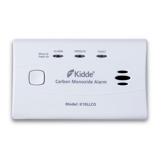Kidde Carbon Monoxide Alarm with 10 Year Sealed Battery - Pack of 2