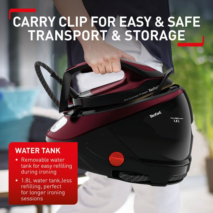 Tefal Pro Express Protect High Pressure Steam Iron, GV9230G0