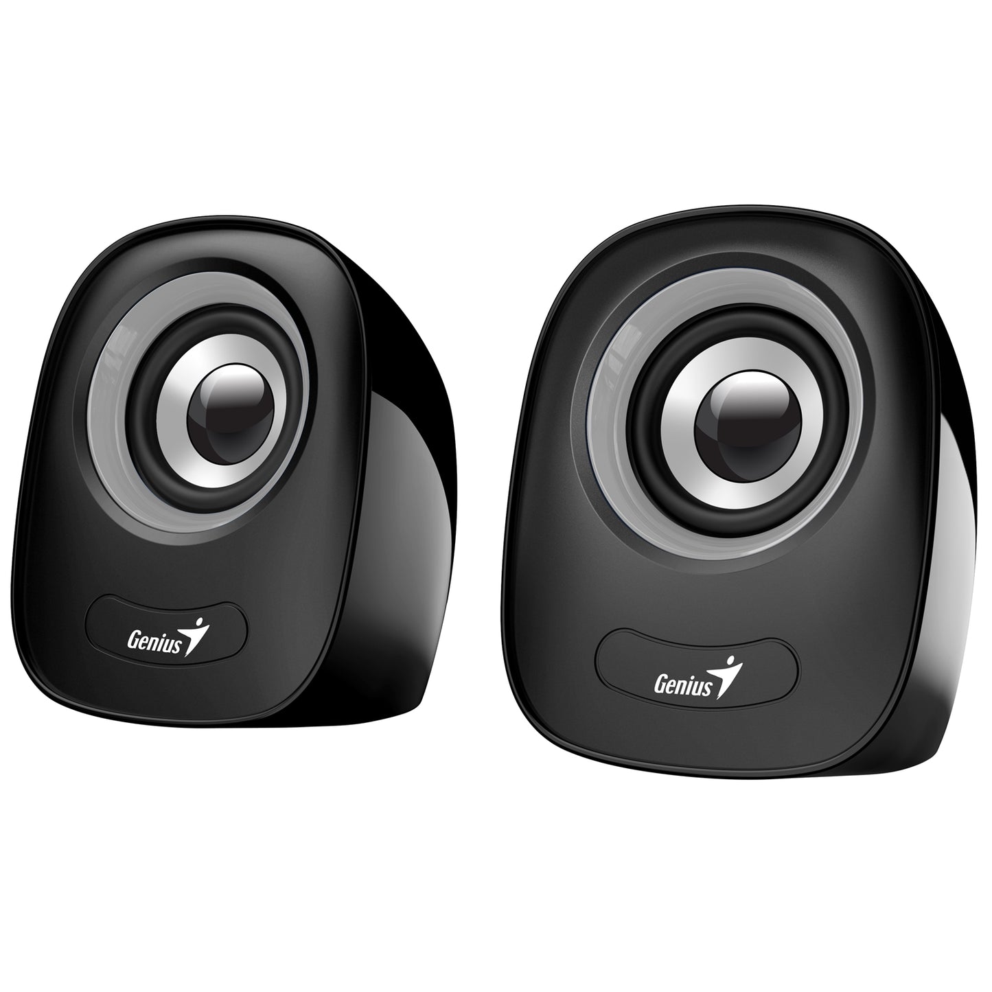 Genius SP-Q160 2.0 Desktop Speakers, Stereo Sound, USB Powered, Grey