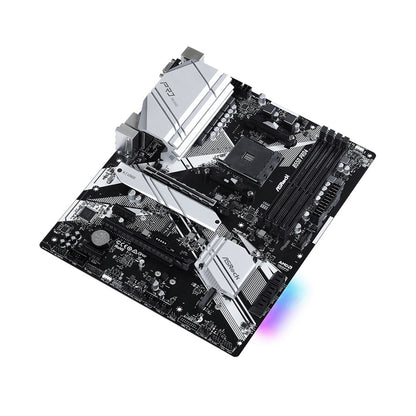 ASRock B550 Pro4 AMD AM4 Socket Motherboard, ATX, 4x DDR4 Slots, 2x M.2 LAN HDM