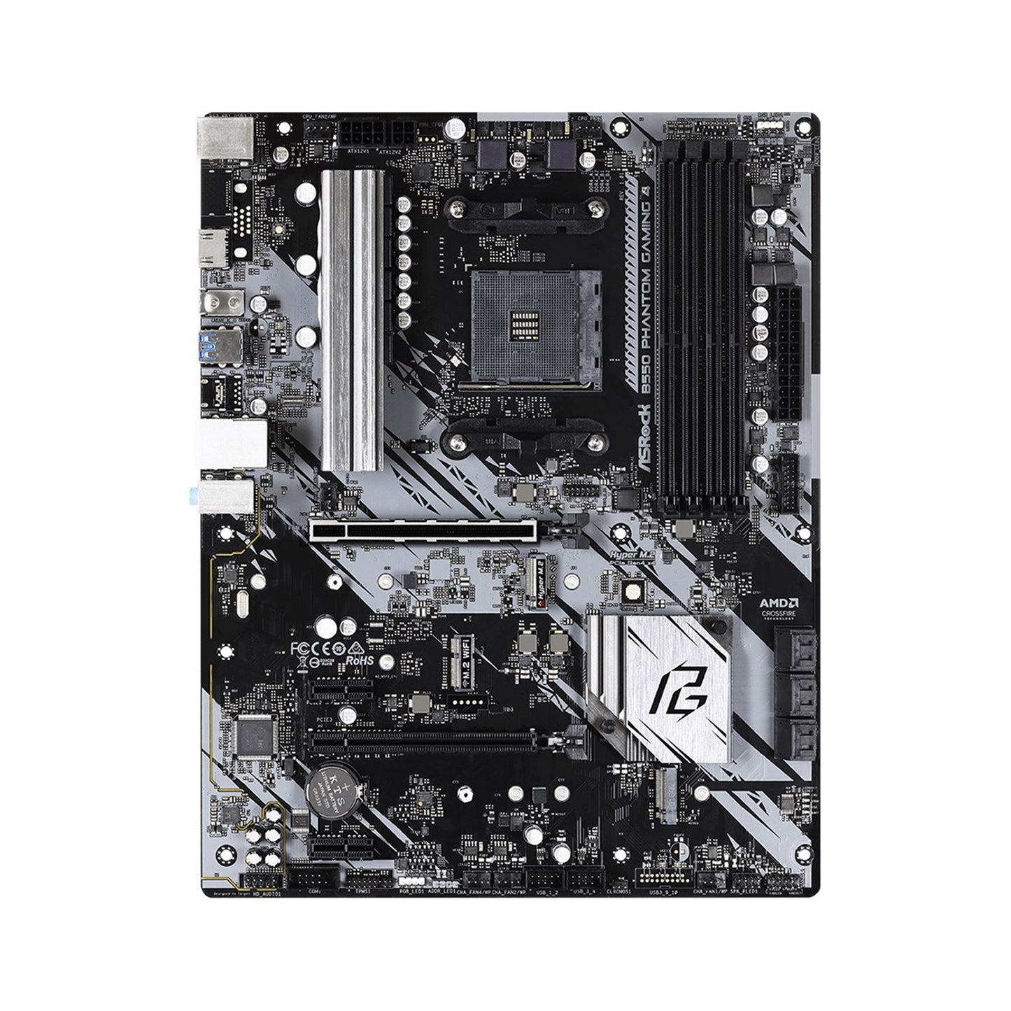 ASRock B550 Phantom Gaming 4 Super Alloy AMD AM4 Socket Motherboard