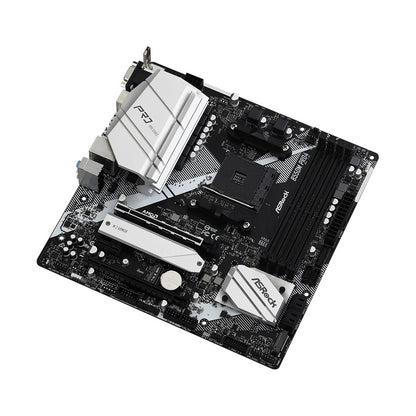 ASRock B550M Pro4 AMD AM4 Socket Motherboard, Micro-ATX DDR4 M2 LAN HDMI