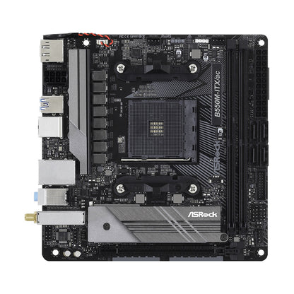 ASRock B550M-ITX/AC AMD AM4 Socket Motherboard, mITX, 2xDDR4, M.2, LAN, WiFi, DP