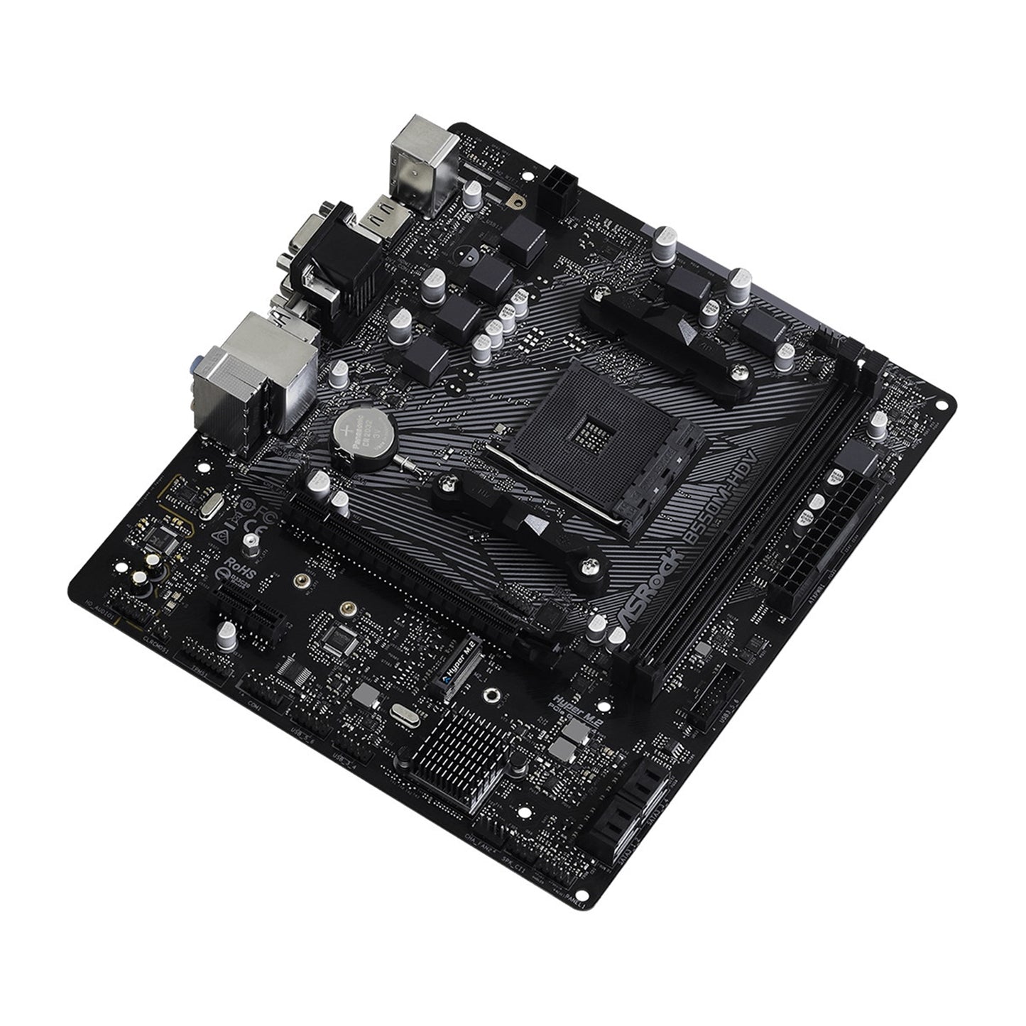 ASRock B550M-HDV AMD AM4 Socket Motherboard, Micro-ATX DDR4 M2 LAN HDMI