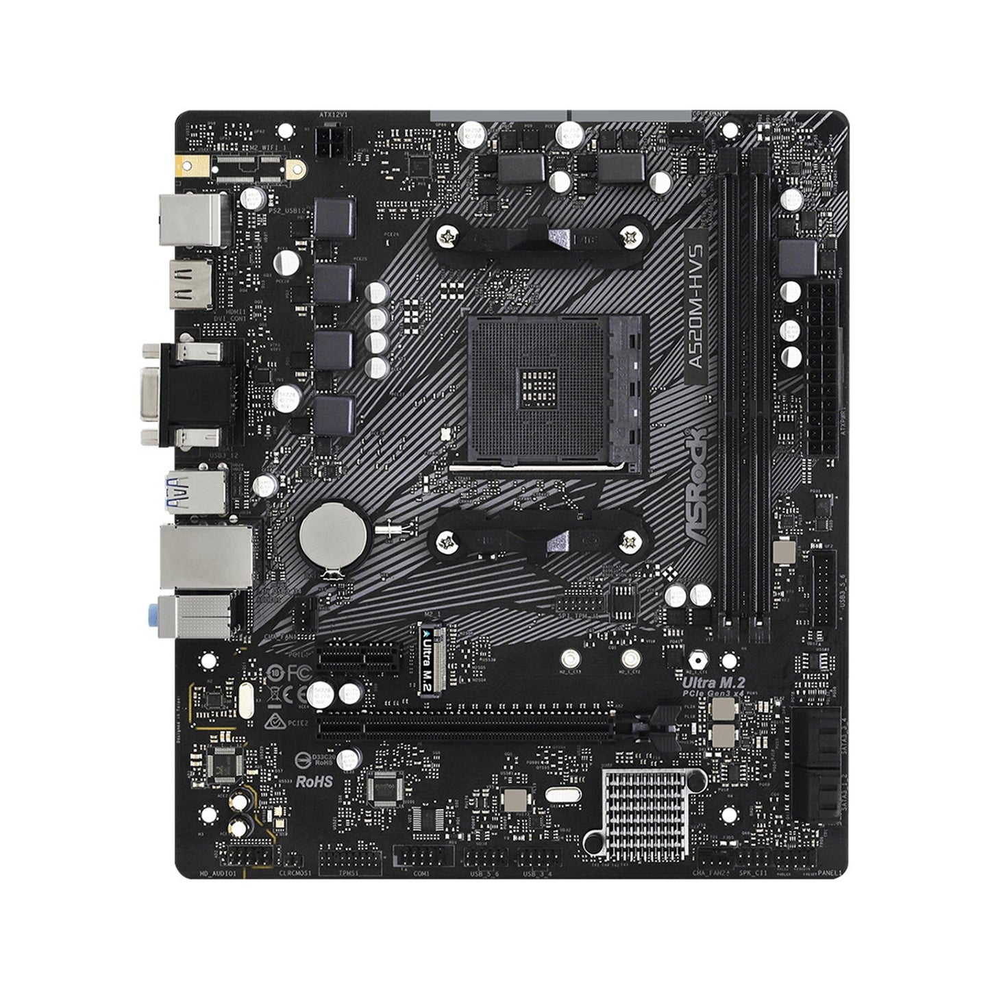 ASRock A520M-HVS Super Alloy AMD AM4 Socket Motherboard