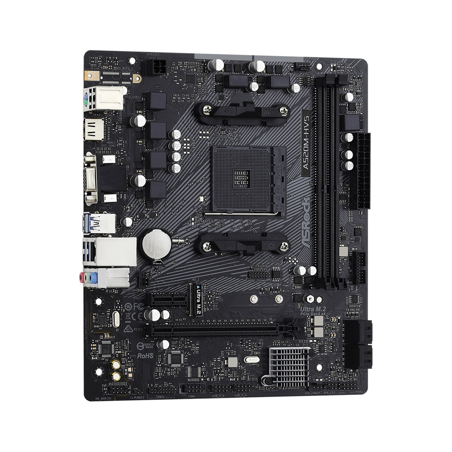 ASRock A520M-HVS Super Alloy AMD AM4 Socket Motherboard
