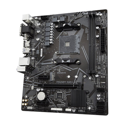 Gigabyte A520M S2H Ultra Durable AMD AM4 Socket Motherboard, Micro-ATX