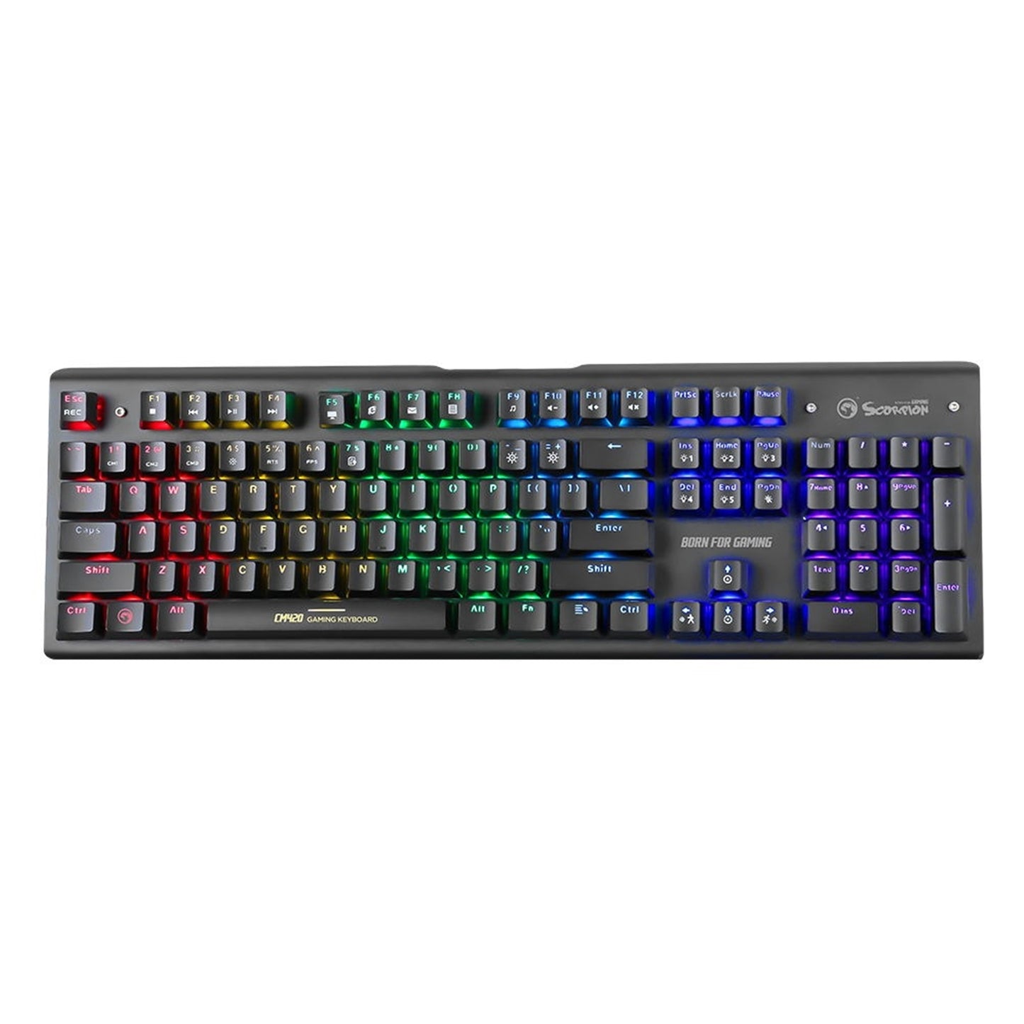 Marvo Scorpion CM420-UK 3 in 1 RGB Mechanical Keyboard Mouse Pad Gaming Bundle