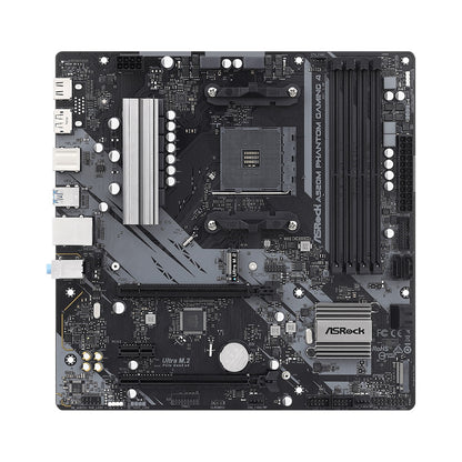 ASRock B550M Phantom Gaming 4 AMD AM4 Socket Motherboard, M-ATX DDR4 M2 LAN HDMI