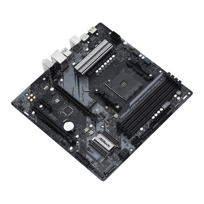 ASRock B550M Phantom Gaming 4 AMD AM4 Socket Motherboard, M-ATX DDR4 M2 LAN HDMI