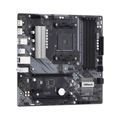 ASRock B550M Phantom Gaming 4 AMD AM4 Socket Motherboard, M-ATX DDR4 M2 LAN HDMI