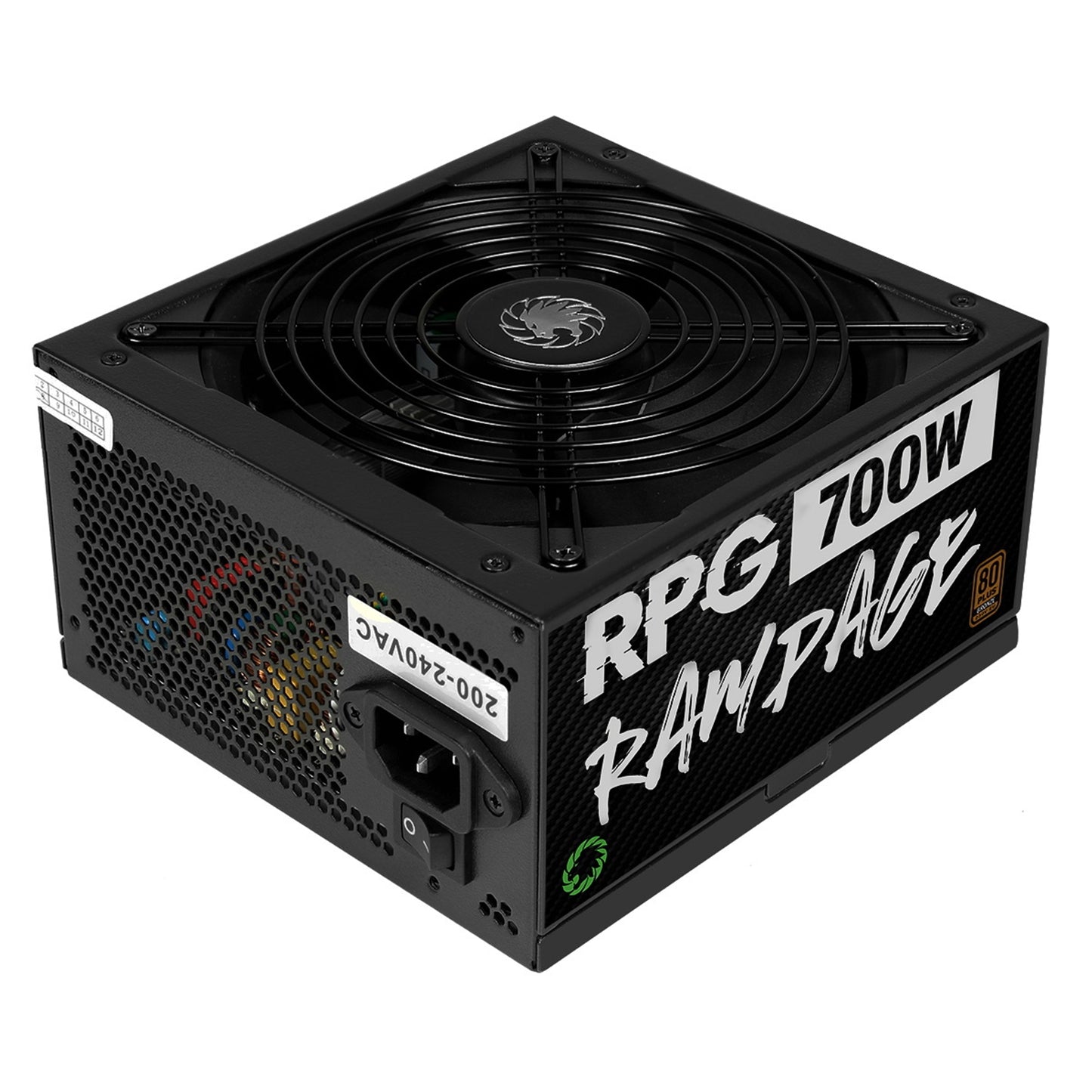GAMEMAX RPG Rampage 700W PSU, 140mm Ultra Silent Fan, 80+ Bronze, Non Modular