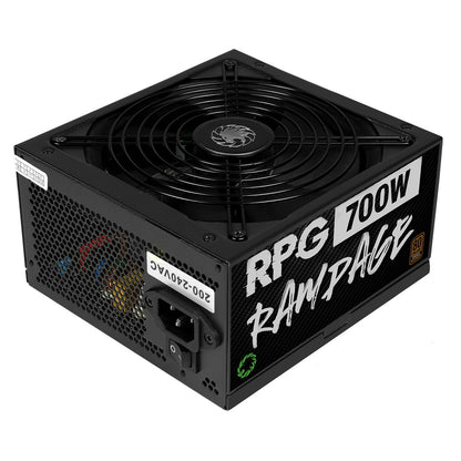 GAMEMAX RPG Rampage 700W PSU, 140mm Ultra Silent Fan, 80+ Bronze, Non Modular