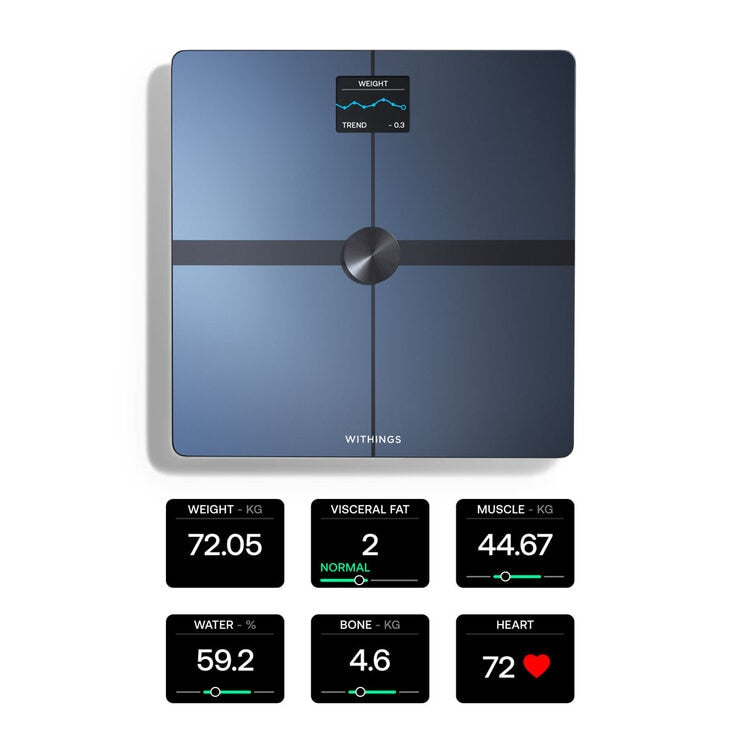 Withings Body Smart Advanced Body Composition Wi-Fi Scale in Black