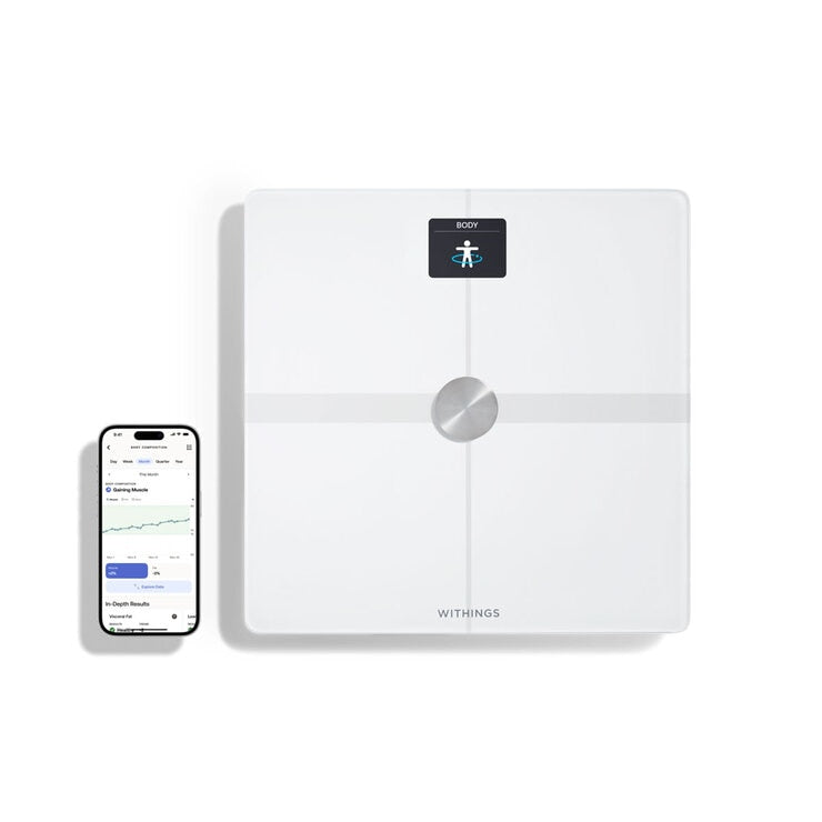 Withings Body Smart Advanced Body Composition Wi-Fi Scale in White