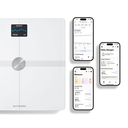 Withings Body Smart Advanced Body Composition Wi-Fi Scale in White