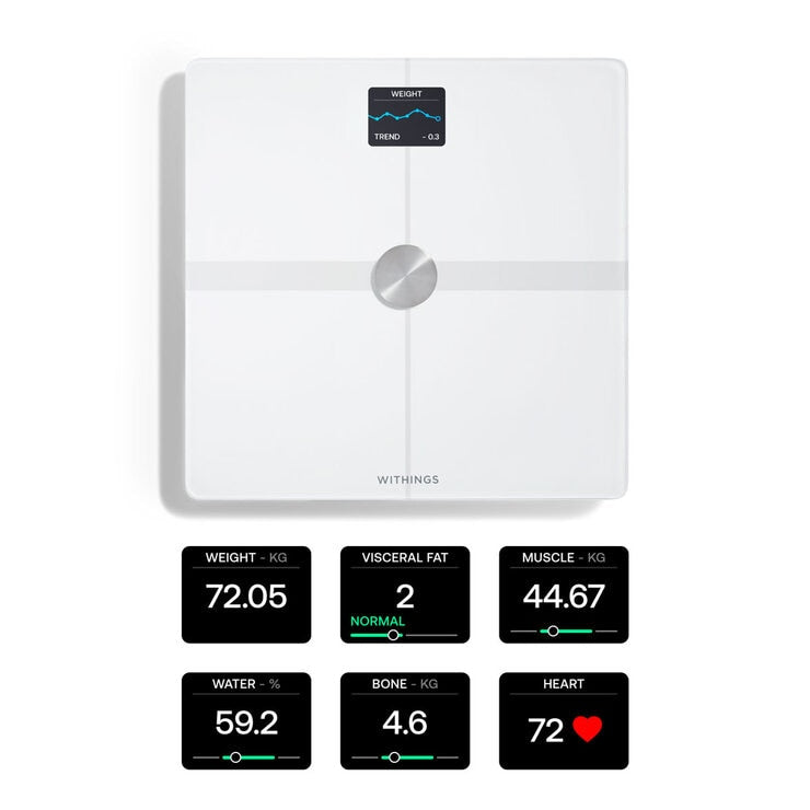 Withings Body Smart Advanced Body Composition Wi-Fi Scale in White