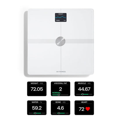 Withings Body Smart Advanced Body Composition Wi-Fi Scale in White
