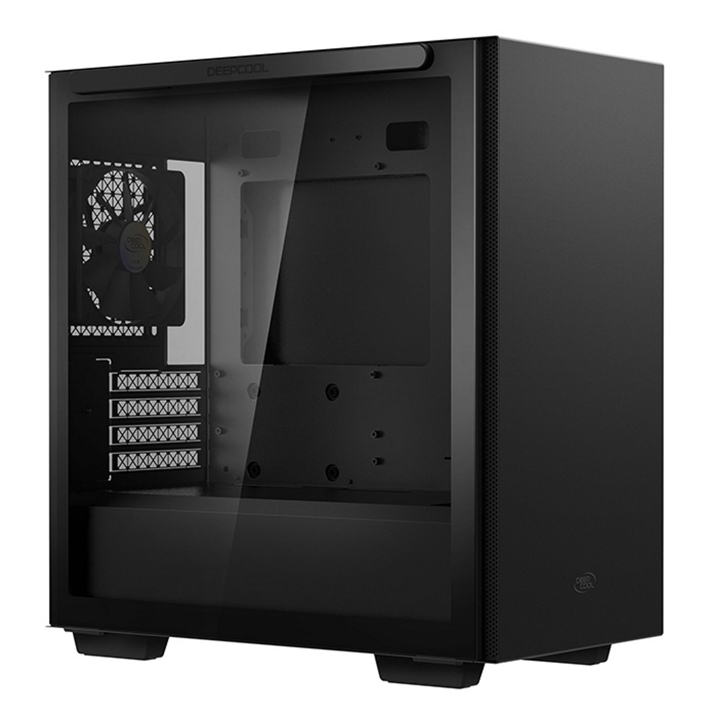 DeepCool MACUBE 110 PC Case Black, Micro Tower Glass Side Window Panel mATX mITX