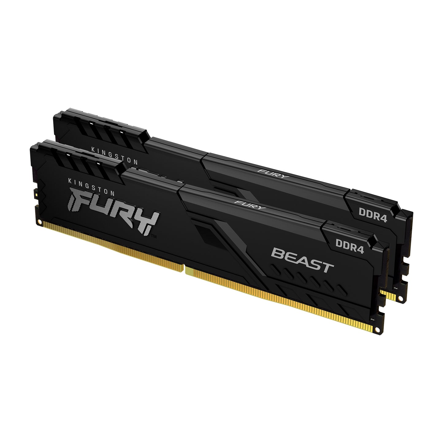 Kingston FURY Beast 16GB (2x 8GB) 3200MHz DDR4 DIMM System Memory Black Heatsink