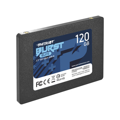 Patriot Elite (PBE120GS25SSDR) 120GB 2.5 Inch SSD, Read 450 MB/s Write 320MB/s