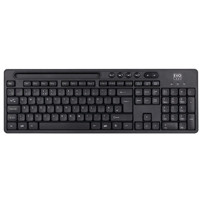 Evo Labs WM-757UK 2.4GHz Wireless Keyboard Full Size and Mouse Combo Set