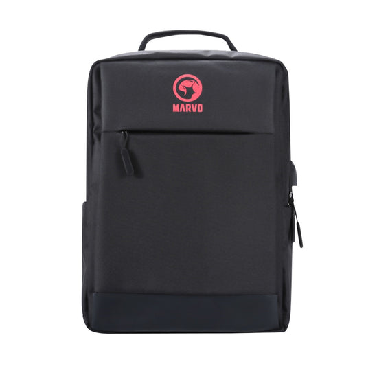 Marvo Scorpion Urbano 20 Black Waterproof 15.6 Inch Laptop Backpack USB Charging