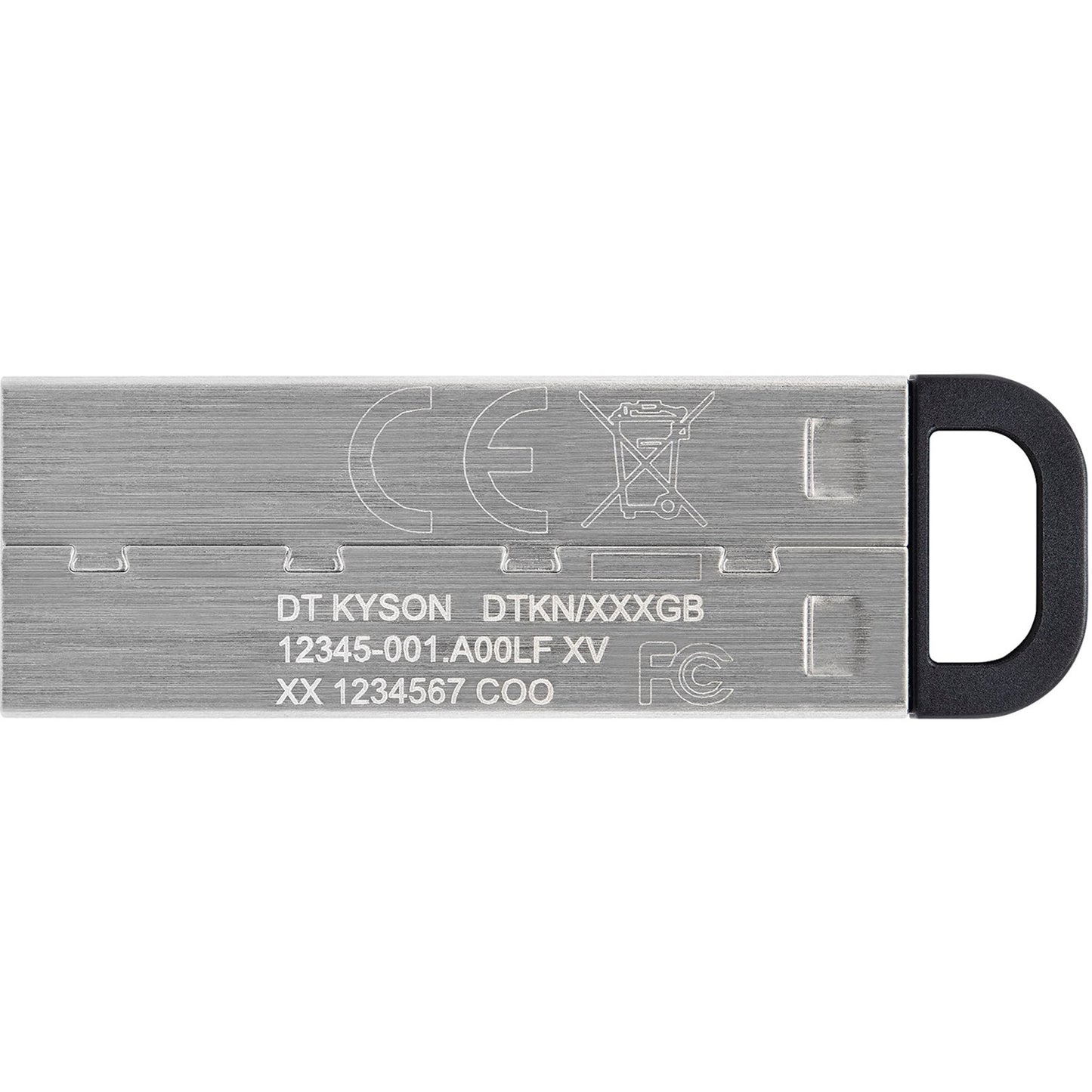 Kingston DataTraveler Kyson 128GB USB 3.2 Capless Metal USB Flash Drive
