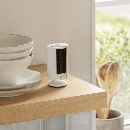 Ring Wired Indoor Camera in White, 4 Pack